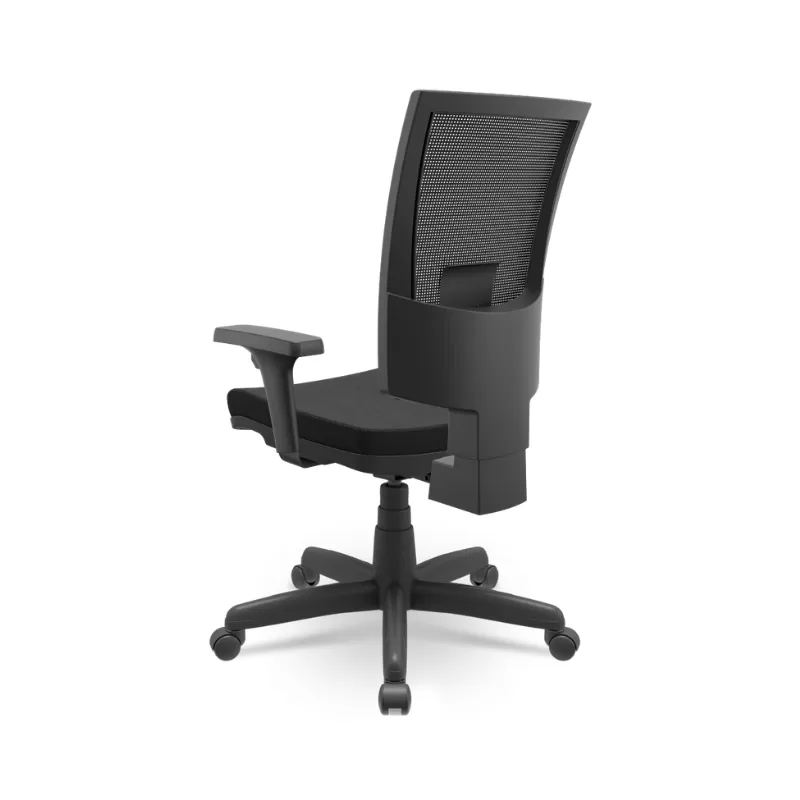 Cadeira Diretor Flash - Encosto em Tela - Ergonomica - NR17 - Back Plax - Base Padrão - Braços Ajustáveis em PP - Plaxmetal